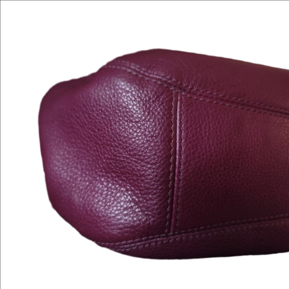 Michael Kors Fulton Pebbled Leather Hobo Shoulder Bag - Picture 8 of 15
